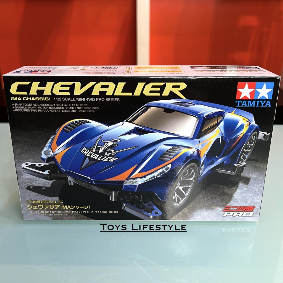 Mainan Rakit Mobil Tamiya Mini 4WD - Chevalier (ORIGINAL)