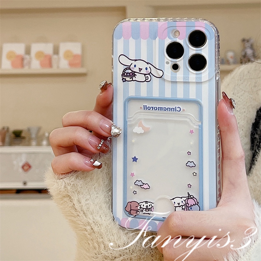 Redmi A1 Plus 10C 10A 10 9A 9C 9 9T Note 11s 10s 9s 11 10 9 8 Pro Poco X3 NFC X3Pro Mi 11 12 Lite 11T Pro Hewan Kartun Lucu Tempat Kartu Ponsel Case Bening TPU Lembut Cover Pelindung