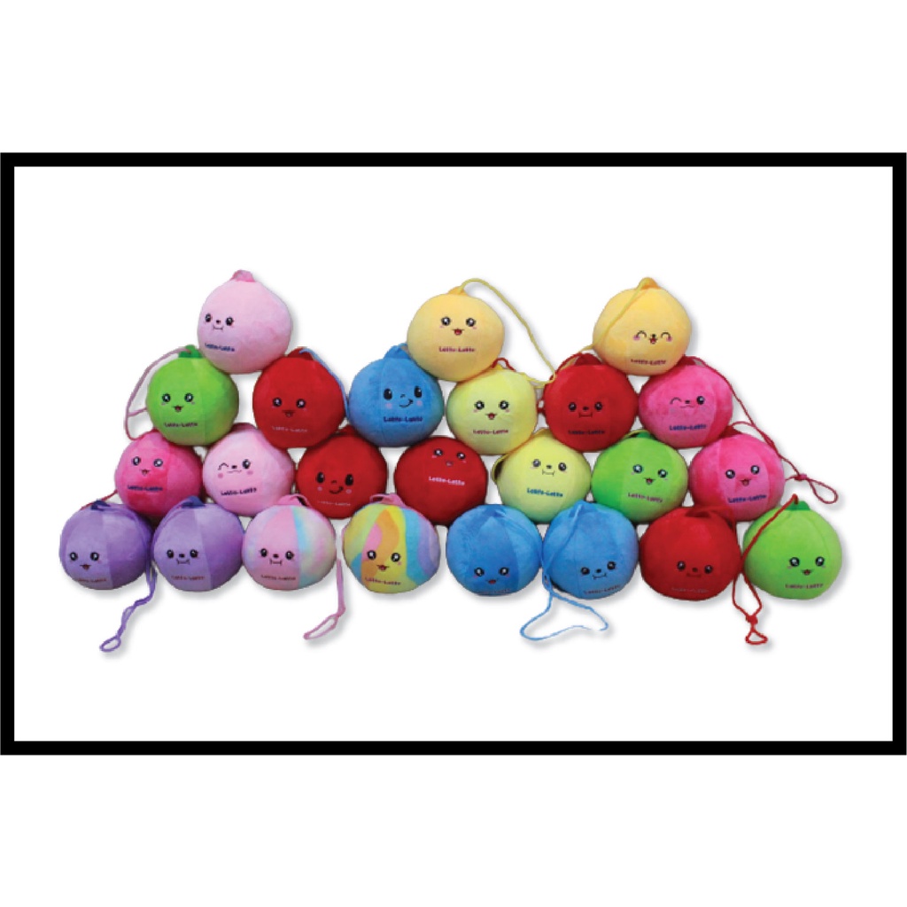 Boneka Lato-Lato Tali Dengan Kerincingan warna-warni