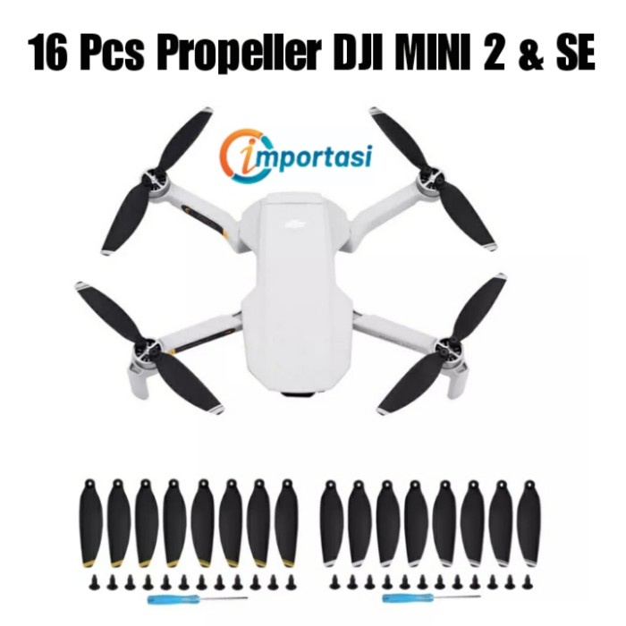 16 Pcs Propeller DJI MINI 2 &amp; MINI SE Baling-Baling Low Noise