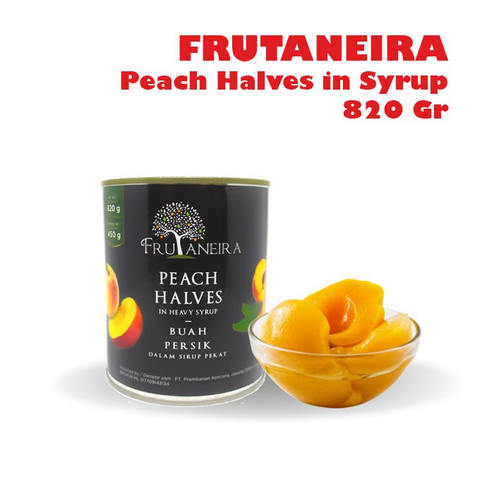 FRUTANEIRA Peach Halves in Syrup 820 Gr