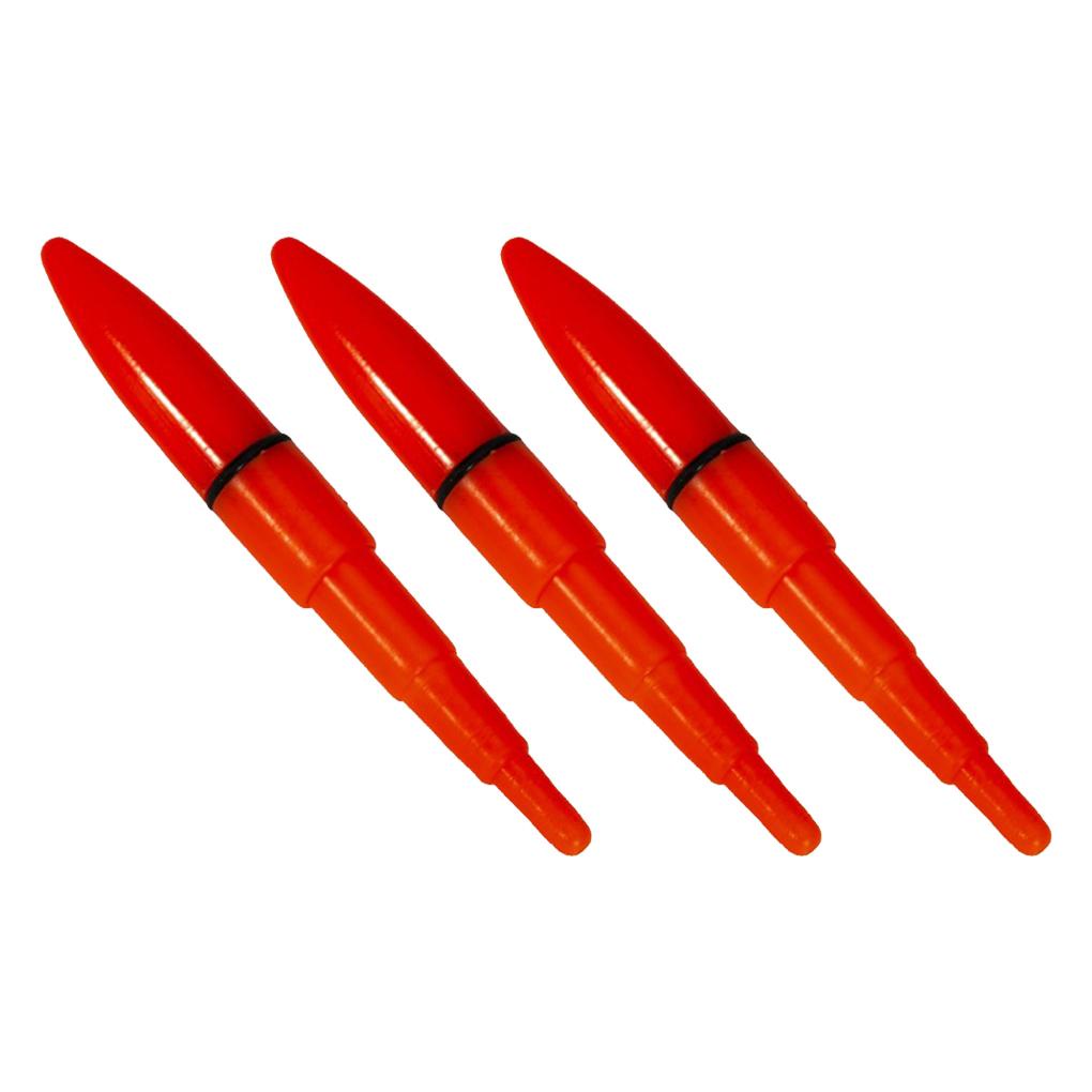 Huit 3 Pcs Memancing Cahaya Listrik Warna Tinggi Terang Lure Lamp Tools Mengapung Luminous Perangkat Menarik Tackle