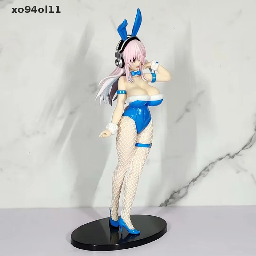 Xo Bicute Bunnies Figure SUPER SONICO Blue Rabbit Ver Anime PVC Action Figure Mainan OL