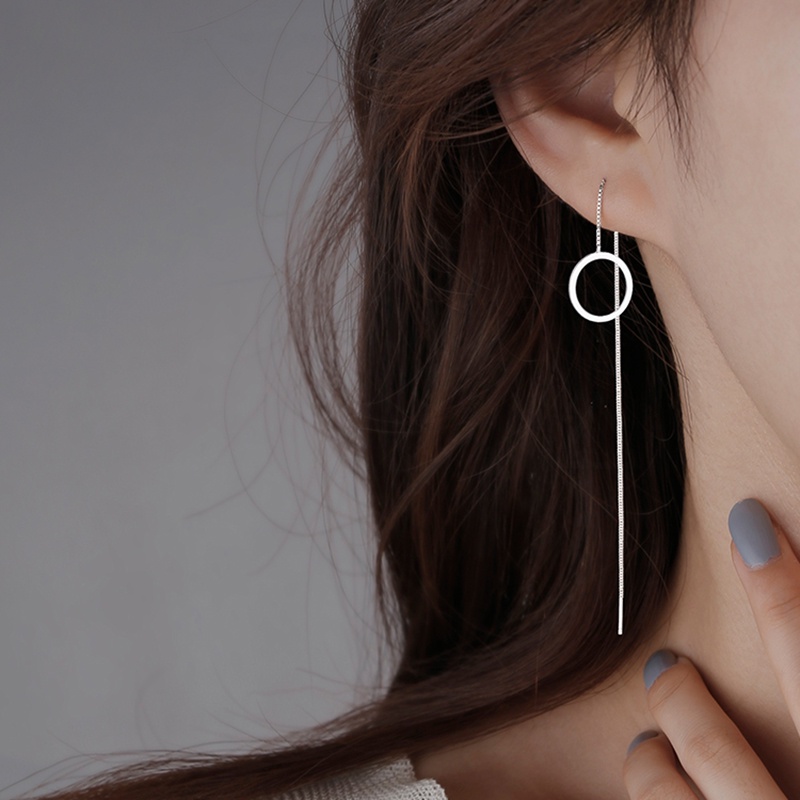 Geometris Segitiga Panjang Bar Drop Anting-Anting Untuk Wanita Minimalis Garis Telinga Menjuntai Fashion Hadiah