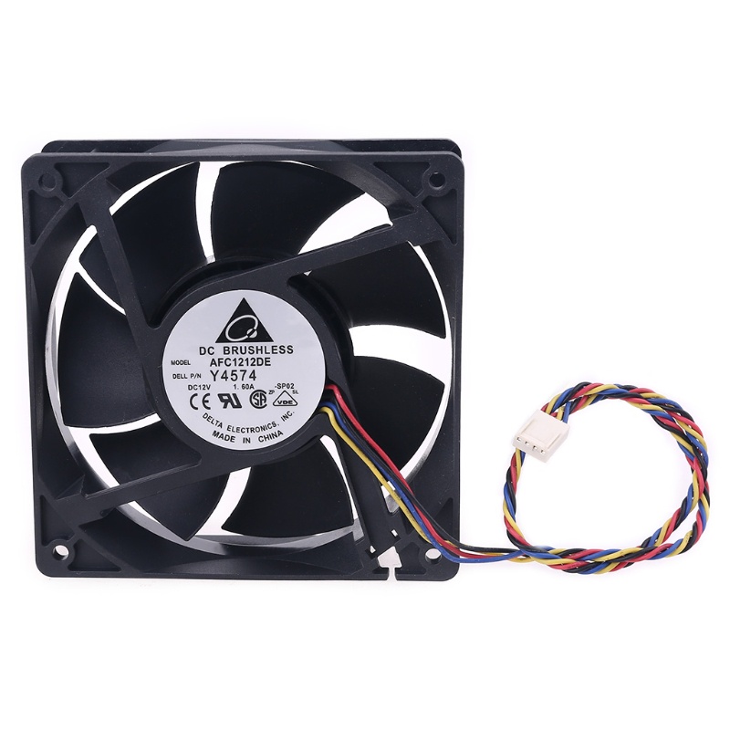 Bt 120mm 1.6A 12V 4kabel PWM Cooling Fan Untuk Mesin Delta AFB1212SHE 12038