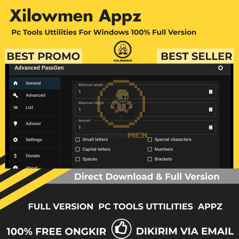 [Full Version] Advanced PassGen Pro PC Tools Software Utilities Lifetime Win OS