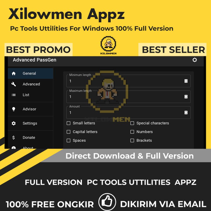 [Full Version] Advanced PassGen Pro PC Tools Software Utilities Lifetime Win OS