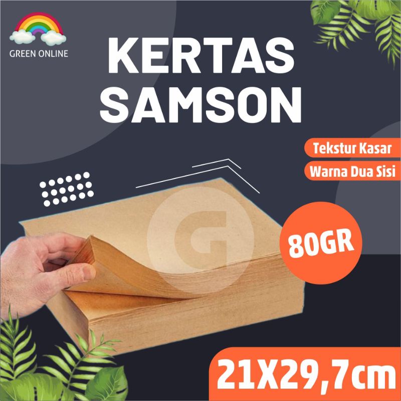 Jual Kertas Samson Kraft 80gram A4 50lbr Shopee Indonesia 