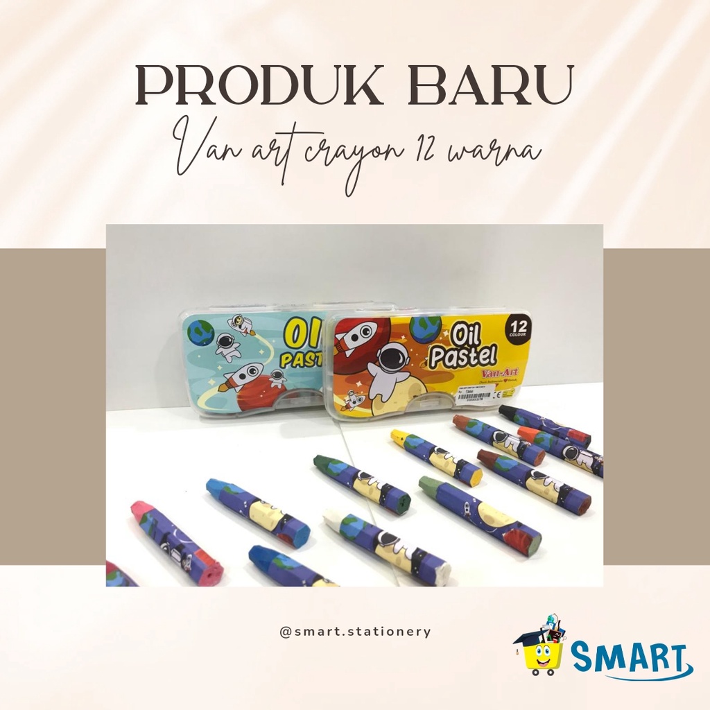 

VAN ART CRAYON 12 WARNA 010212