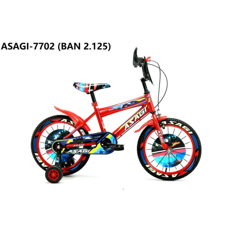 Sepeda Bmx 16 inch anak laki 5 sd 8 thn sesuai gambar dipajang 16 inch 5 sd thn 100 persen baru