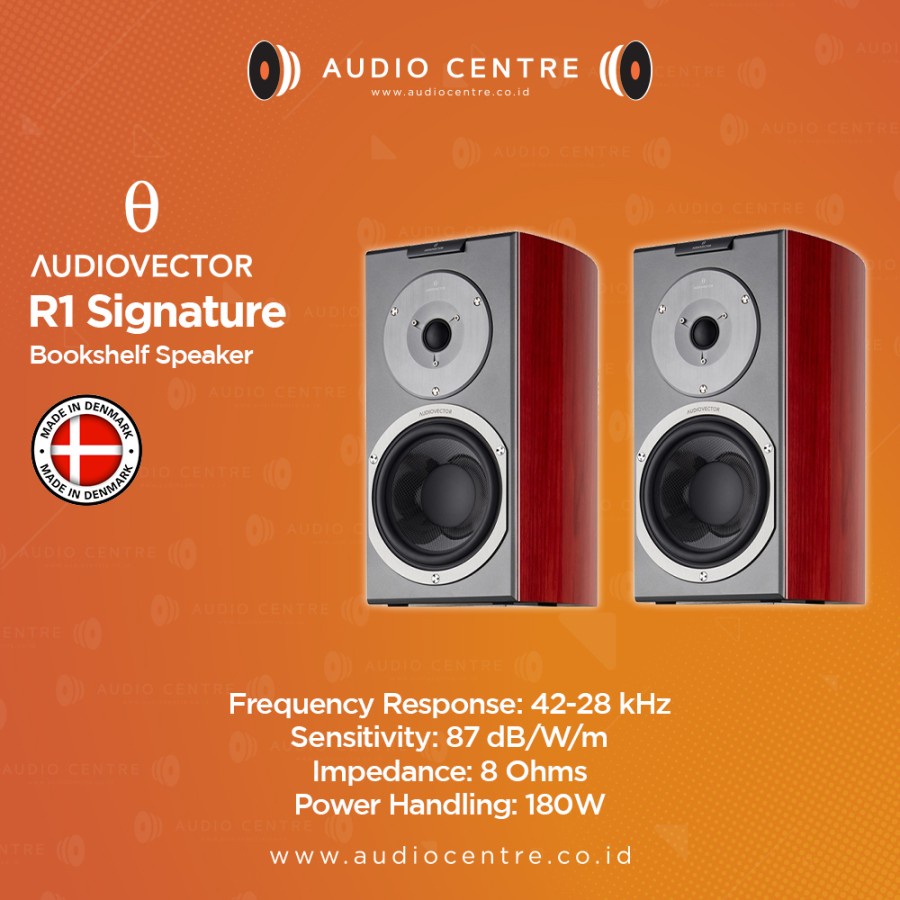 Audiovector R1 Signature Bookshelf Speaker made in denmark