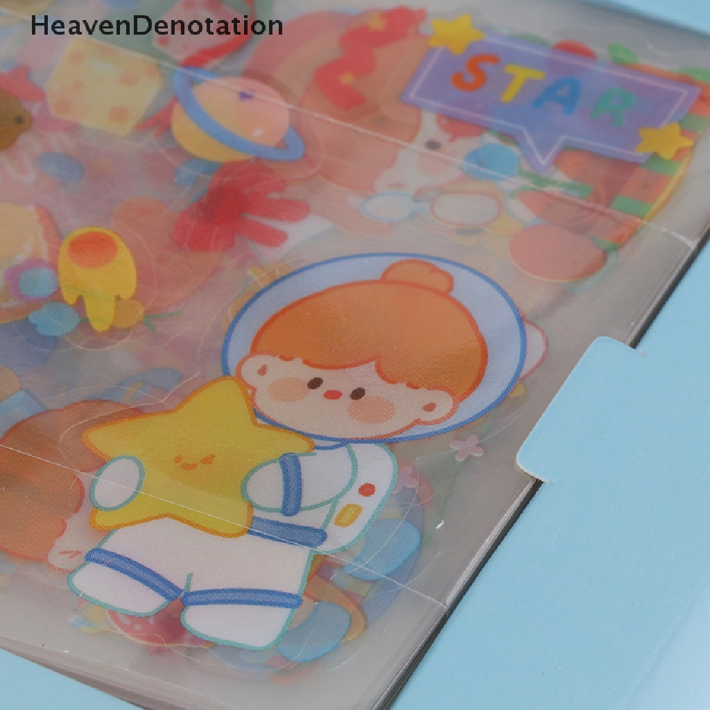 [HeavenDenotation] 20lembar Stiker Motif Kartun Desain Scrapbook Bahan Hias Hadiah HDV