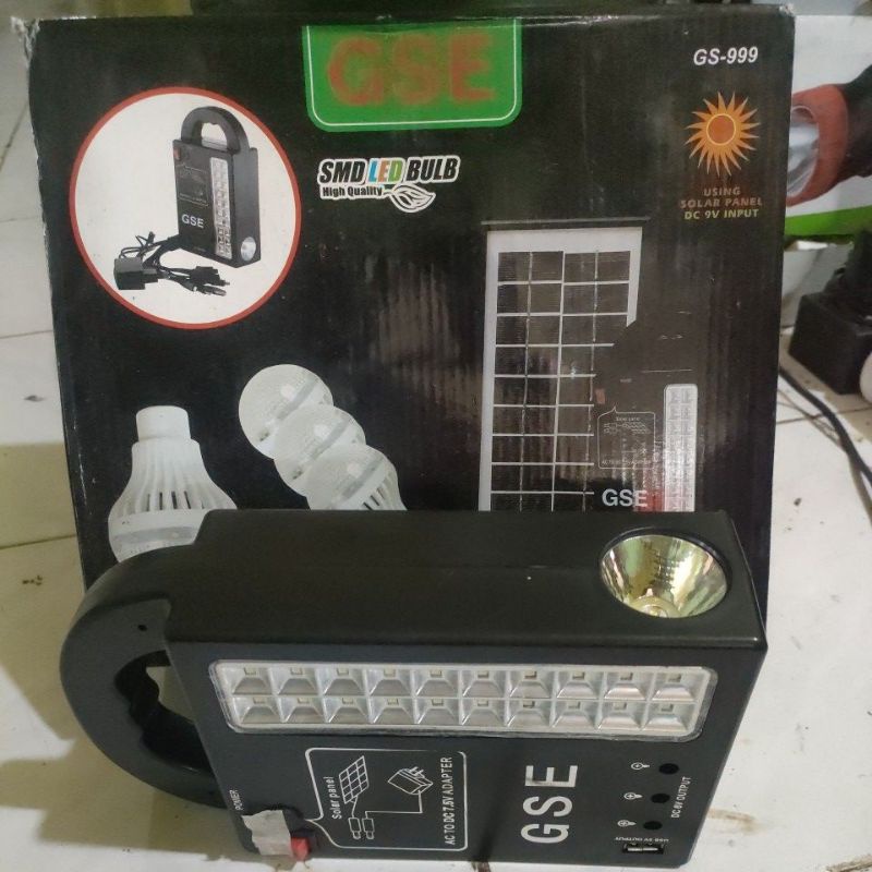 TERBARU LAMPU SOLAR LIGHTING SYSTEM GSE GS-7/GS-9/GS-117/GSE-999