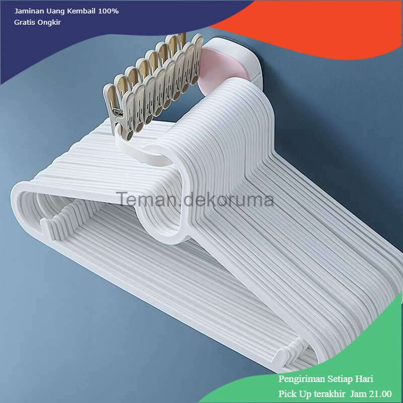 TD - SKT AK Gantungan Dinding Hanger Baju Foldable Adhesive Hook - AK15