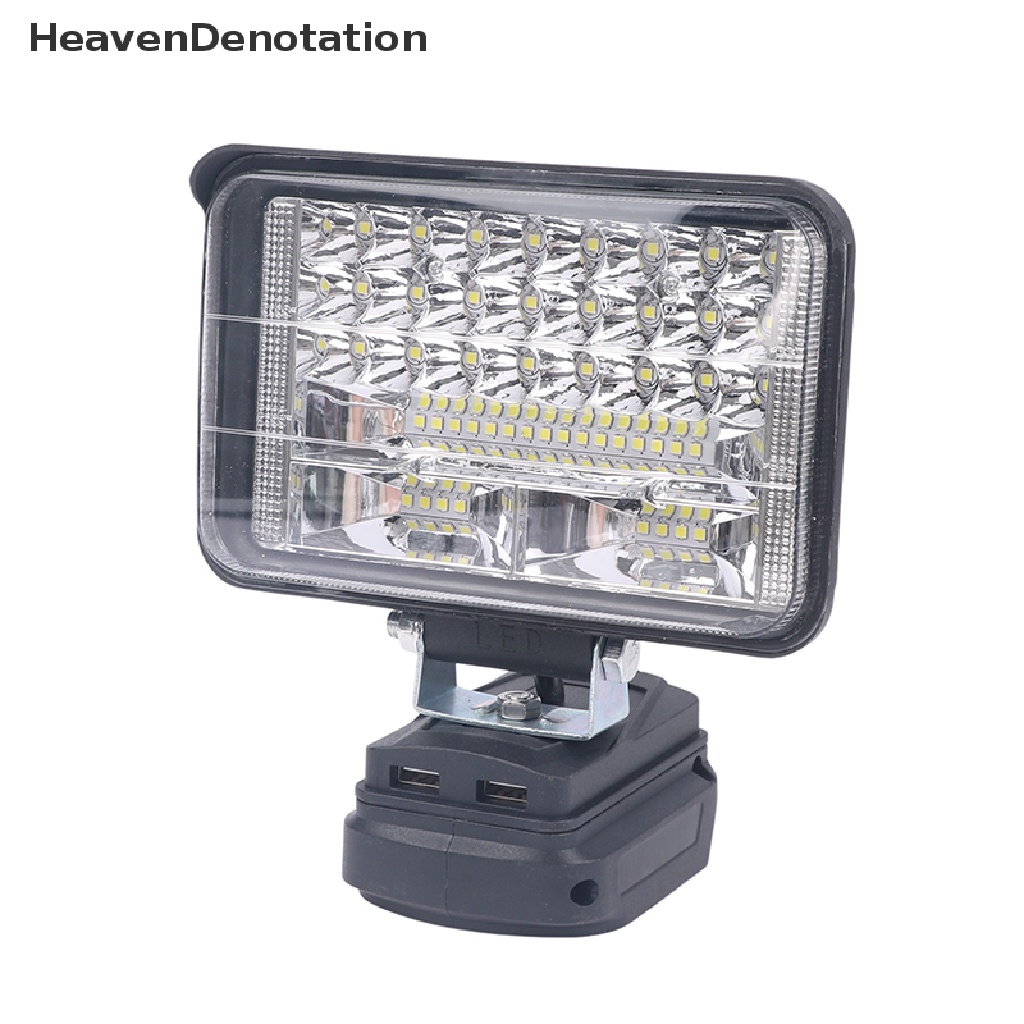 [HeavenDenotation] Senter LED 18V Outdoors Lampu Sorot Untuk Makita BL1430 BL1830 Lithium Bat HDV