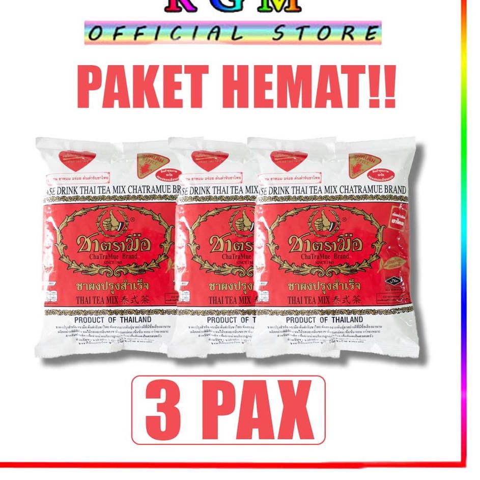 

Ω RGM PAKET HEMAT THAI TEA ORIGINAL 400gr x 3bungkus ♡