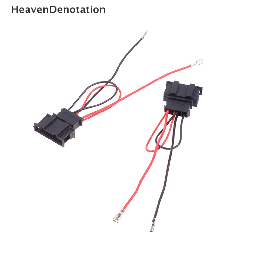 [HeavenDenotation] 2pcs Speaker Mobil Wire Harness Adapter Kendaraan Untuk Golf Untuk Kursi Untuk VW Passat HDV