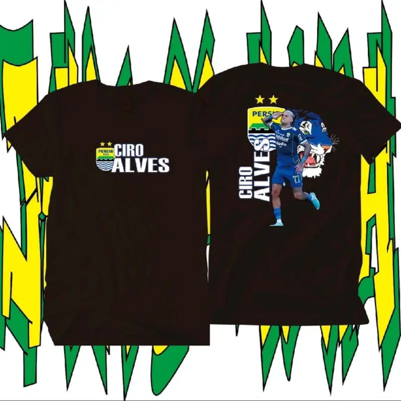 AR KAOS PERSIB BANDUNG CIRO ALVES / BAJU BOBOTOH MAUNG CIRO