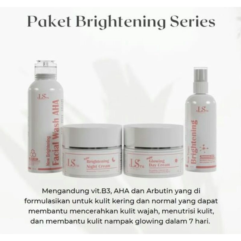 LS skincare brightening seris glowing