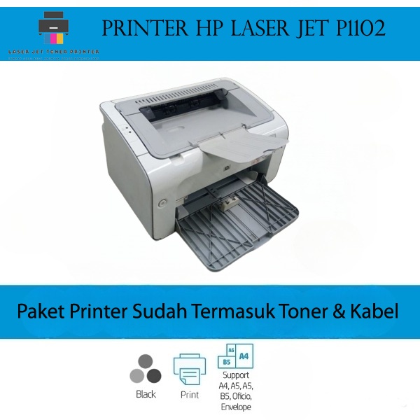 Printer Laser Jet HP Laser Jet P1102 Siap Pakai