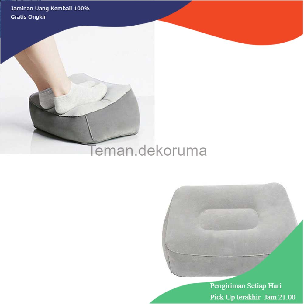 TD - DPR TaffHOME Bantal Angin Kaki PVC Inflatable Relaxing Pillow - JJ06114