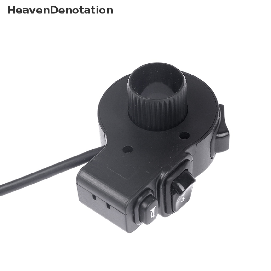 [HeavenDenotation] Saklar 3in1 Motor Sepeda Elektrik Scooter ATV Quad Lampu Sein Klakson Nyala HDV