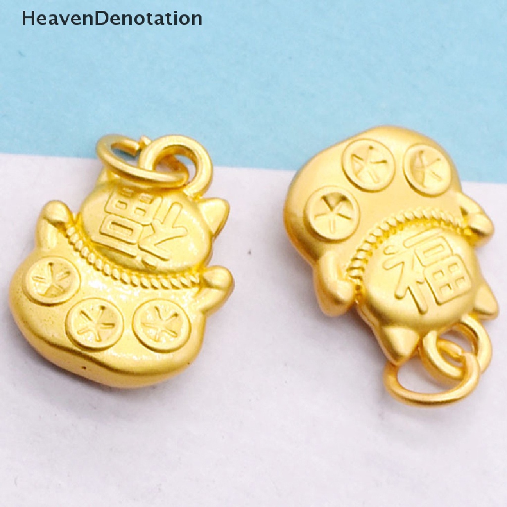 [HeavenDenotation] Pesona Kucing Beruntung Lucu DIY Membuat Perhiasan Liontin Buatan Tangan Kerajinan Hewan Untuk Anting Kalung Gelang Handmade HDV