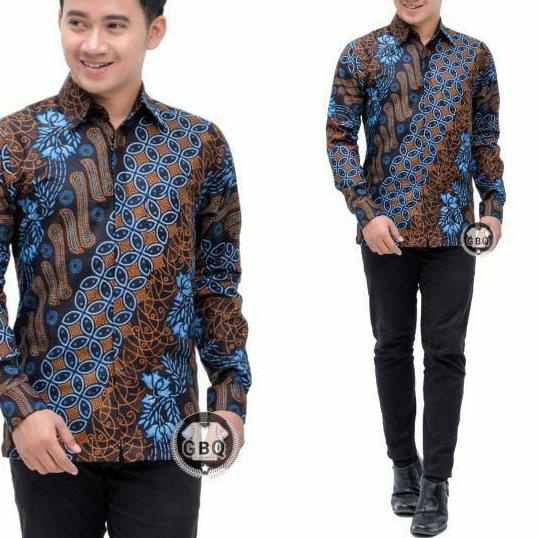 ❆ Kemeja Batik Pria Lengan Panjang - Baju Batik Pria - Batik Pria - Baju Batik Pria Lengan Panjang ✹