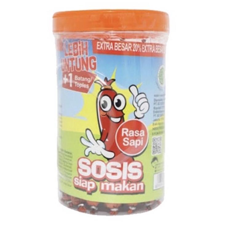 

>D2289) ⭐⭐⭐⭐⭐ SOSIS SO NICE SIAP SAJI AYAM SAPI / 1 TOPLES ISI 24Pcs