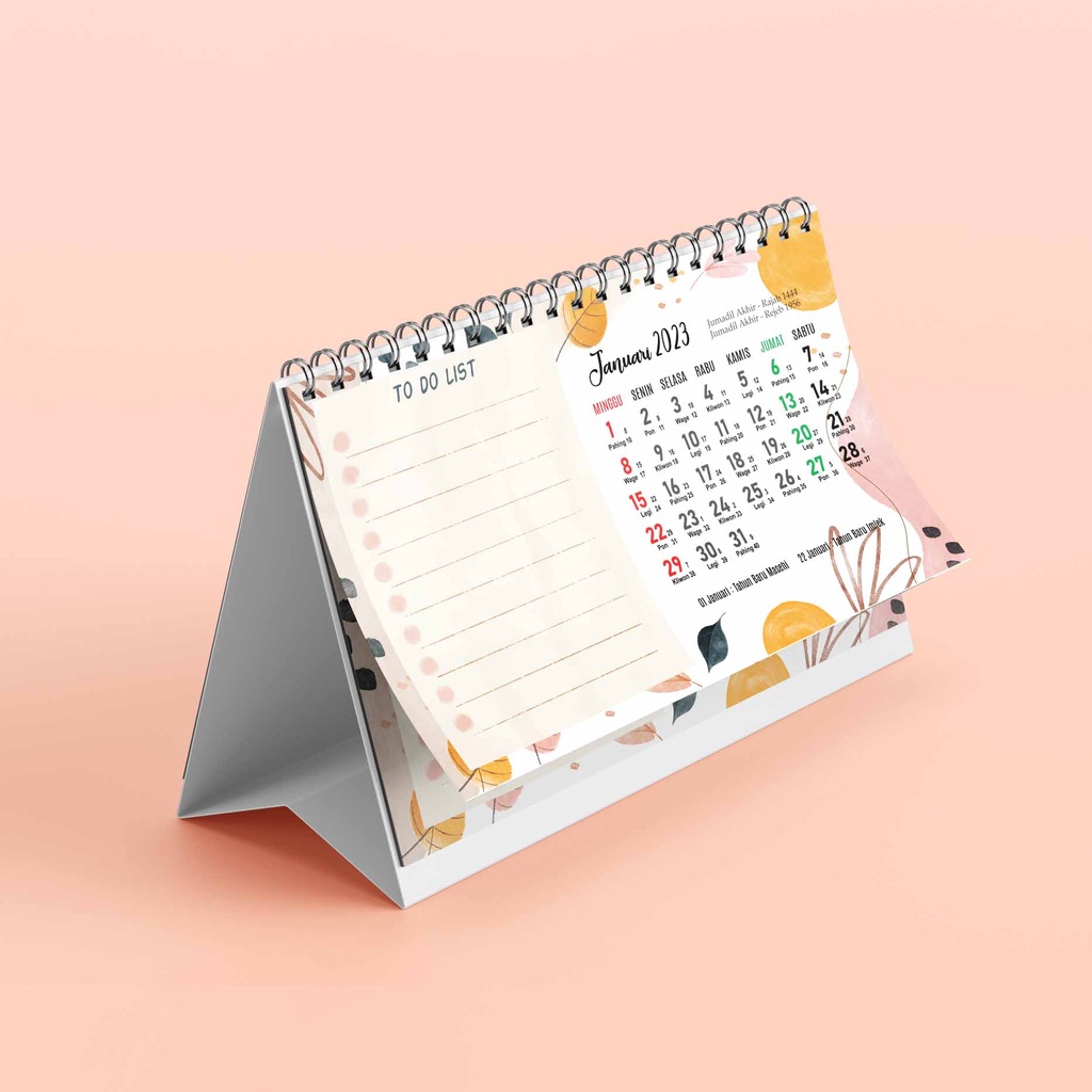 

Hanabi Kalender Mini 2024 / Kalender Meja Custom / Kalender Note KN05