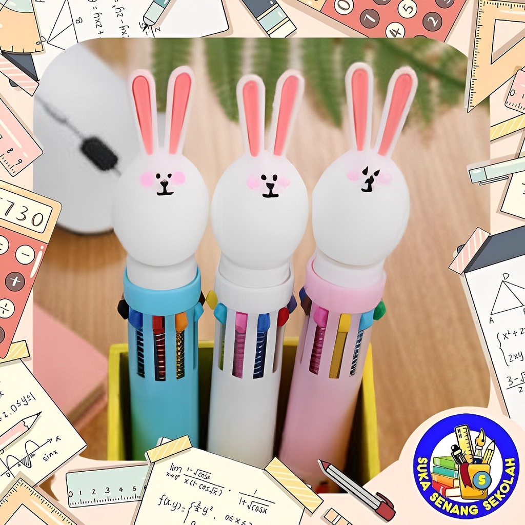 

Pulpen Mekanik 10 in 1 Rabbit S9010