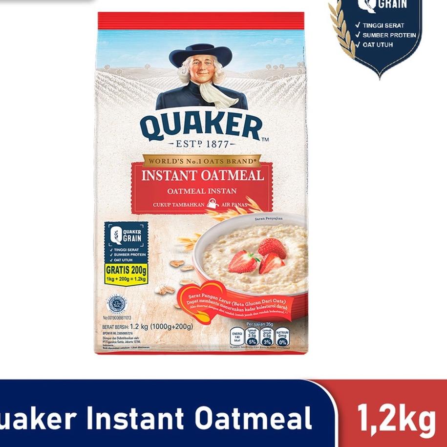 

➤ Quaker Instant Oatmeal 1200 gr ✲