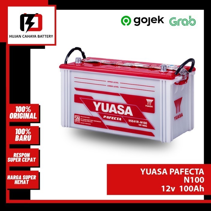 Aki Mobil YUASA PAFECTA N100 / N-100 / N100 - Aki DAIHATSU TAFT