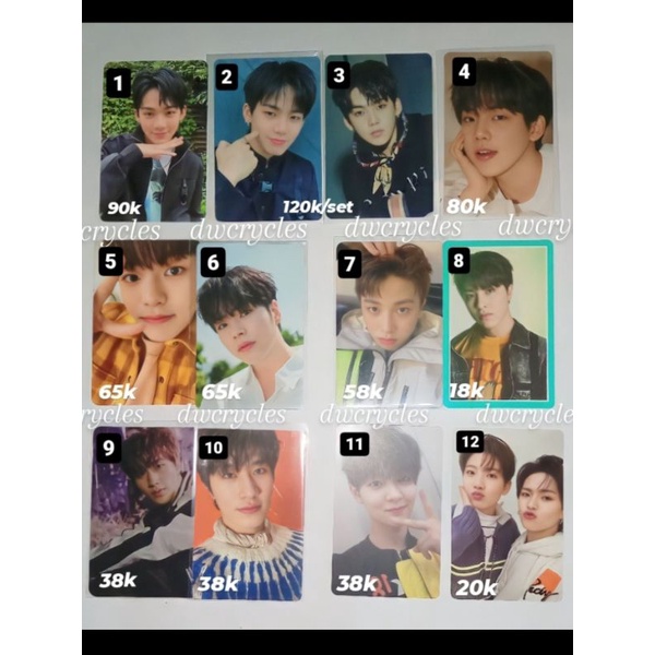 Photocard Hyunsuk jaehyuk junghwan yedam yoshikyu jihoon dagu ktown tuspi set ch3 manyo