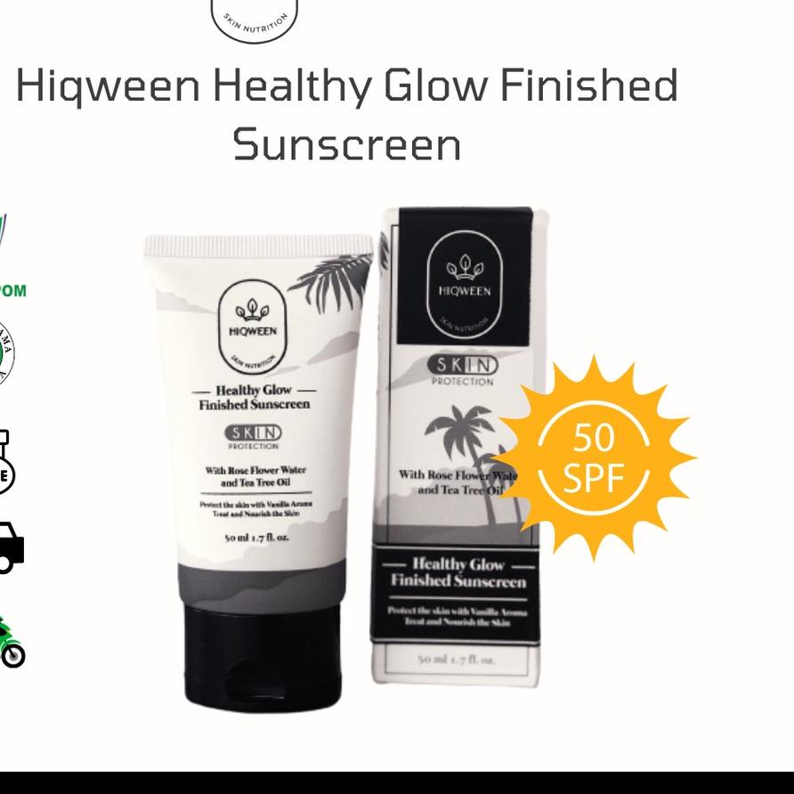 ✴ [EXP 2024] HIQWEEN HEALTHY GLOW FINISHED SUNSCREEN [DIST JAKSEL] | HIQWEEN OFFICIAL | HIQWEEN ORI 