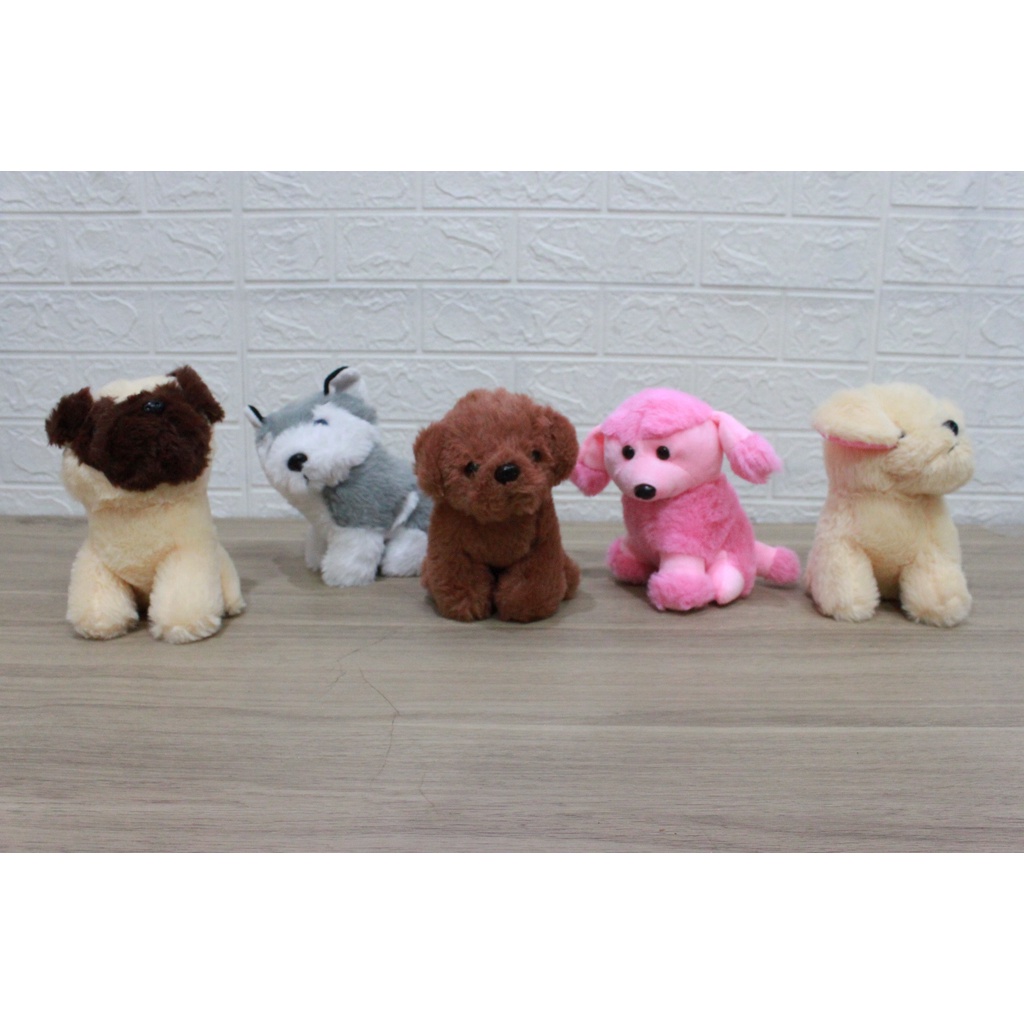 Boneka Cute Puppy Dog Puddle Husky Buldog