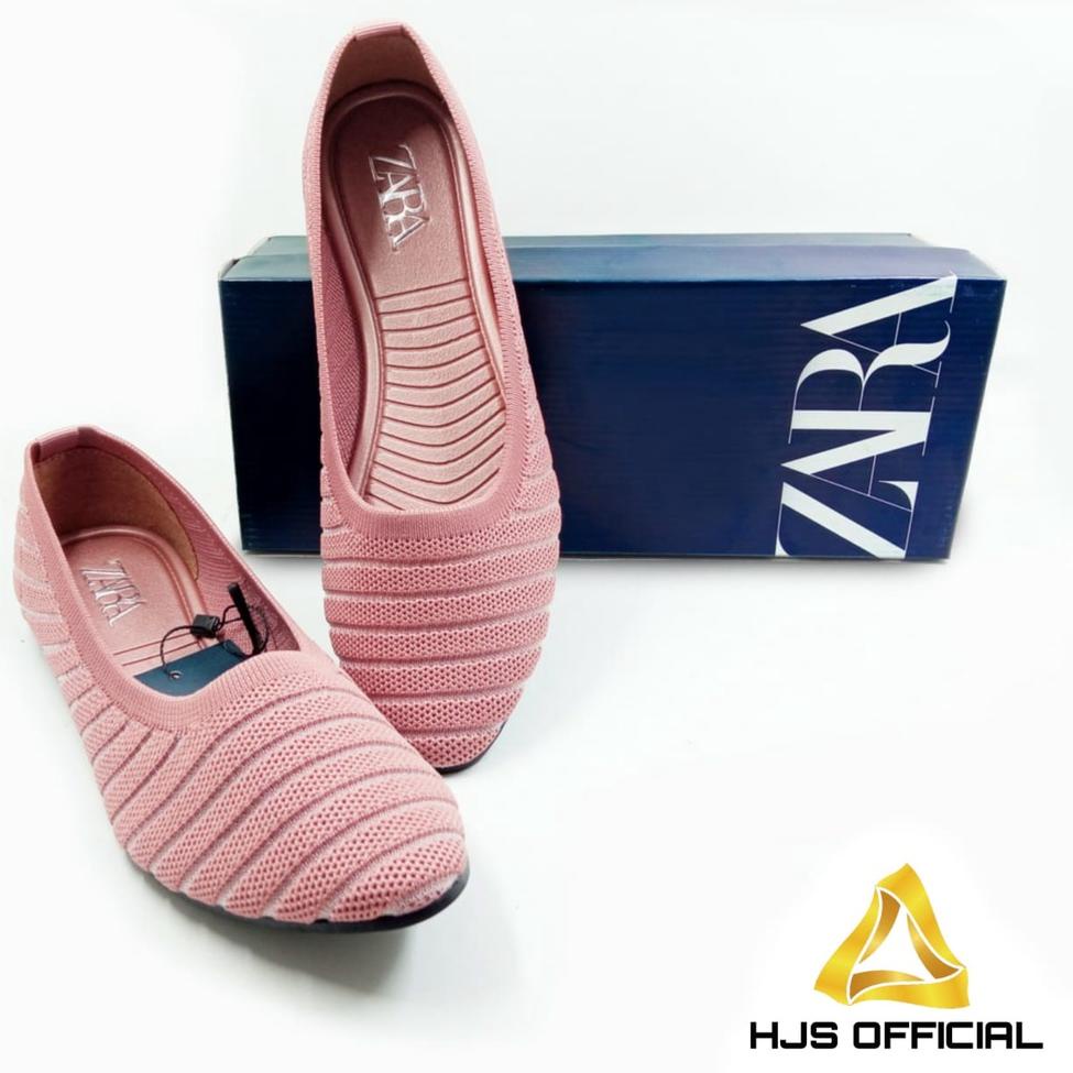Chekout Sepatu Wanita Flat Zara Orinal Rajut Flyknitt Flatshoes Cewek Zara Terbaru Sepatu Wanita Ori