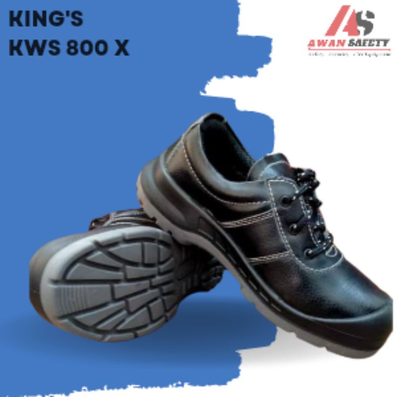 SEPATU SAFETY KINGS 800X / Sepatu Pria Kulit asli/ Sepatu Kerja Safety king Original