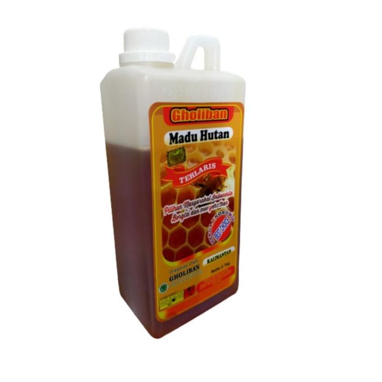 

oqf-02 Madu Kalimantan Gholiban 1kg / 1 kg Botol Timbul Tulisan Gholiban Discound Hari Ini