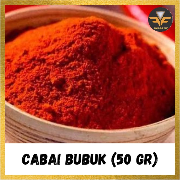 Cabai Bubuk 50 Gram Cabe Bubuk Premium Asli Chilli Powder Premium Pilihan Original Pedas Bumbu Dapur Rempah Masakan TERMURAH TERLARIS