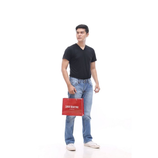 Celana Jeans Panjang Reguler Original Louis Martine Denim