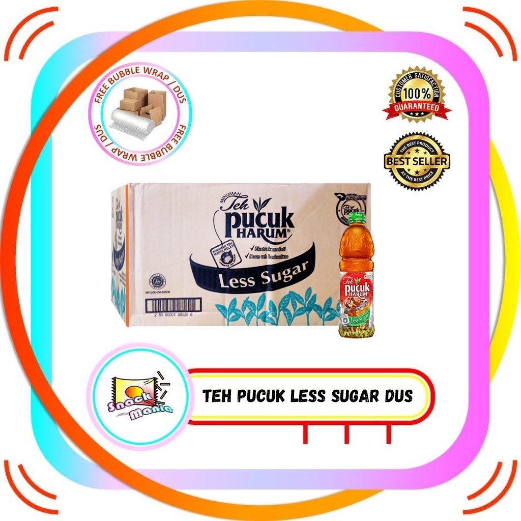 

Teh Pucuk Harum Less Sugar Botol 350 ml 24 Pcs DUS