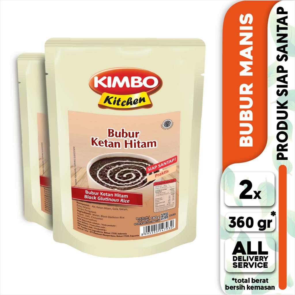 

Kimbo Kitchen Ketan Hitam Twin Pack