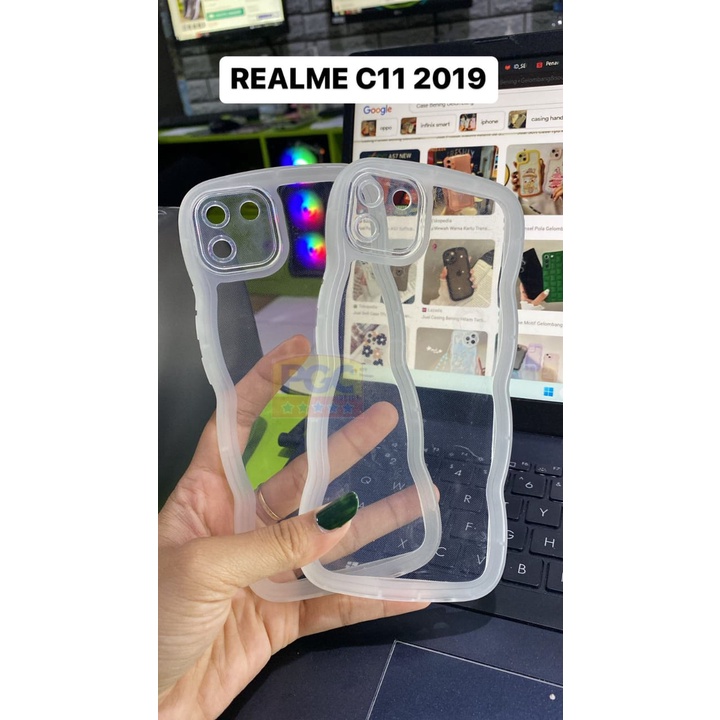 Case Clear Gelombang ( REALME C11 2019 ) Casing Hp Terbaru 2023 - PGC MALL
