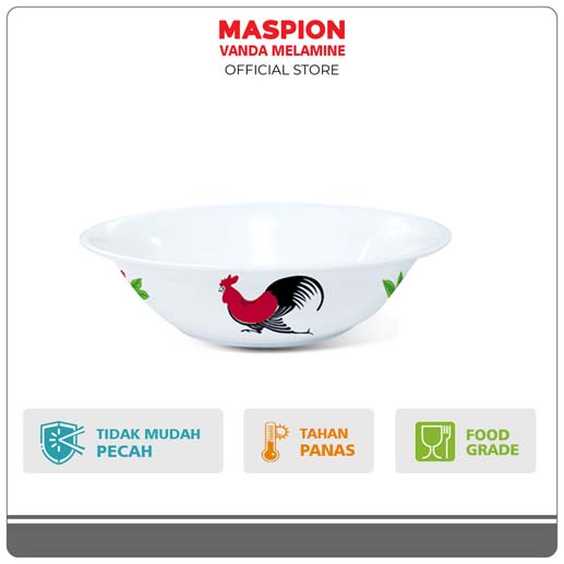 Maspion Vanda Melamin Mangkok Bakso 7.5 Inch Ayam