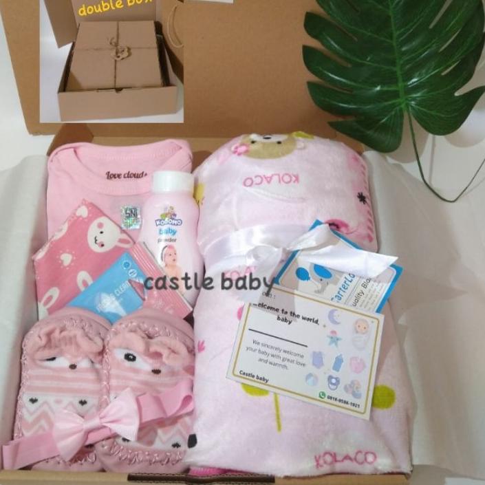 ♝ HAMPERS BABY NEW BORN 3 in 1 and  baby new born 7 in 1 |FREE DOUBLE BOX| 0-12 month ☞