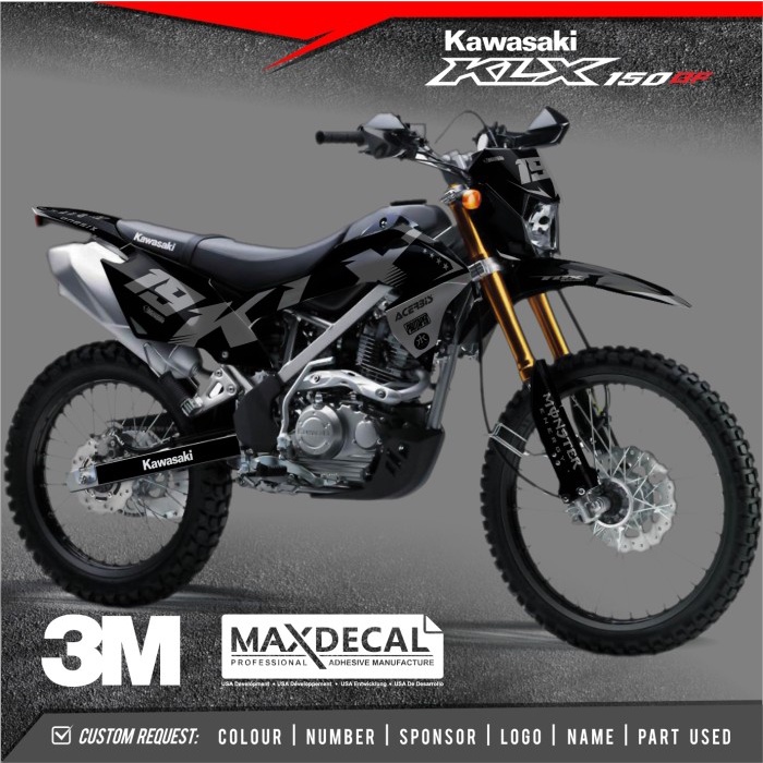 DECAL KLX BF 150 / Sticker decals klx / stiker decal klx A13