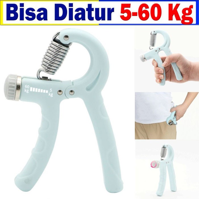 【MMB】 Hand Grip Alat Gym Fitness Otot Lengan 5-60 Kg Latihan Otot Tangan