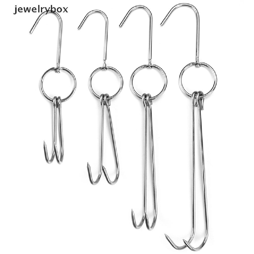 [jewelrybox] Bebek Jagal Pengolahan Daging Pengeringan Merokok Gantungan Stainless Steel Bacon Hook Butik