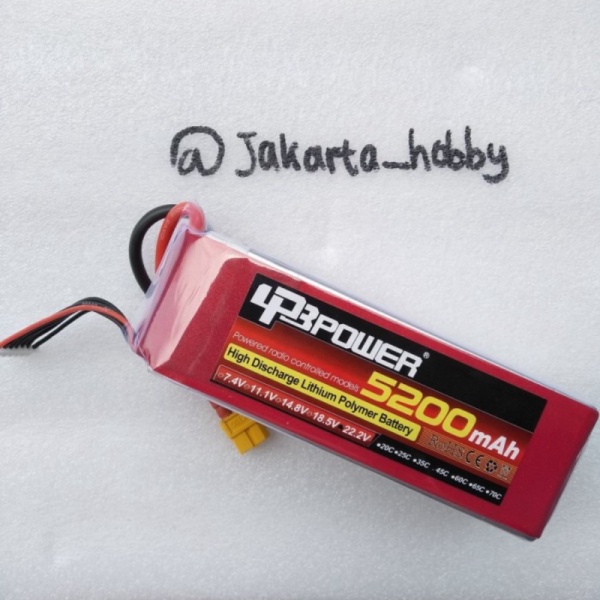 

Jual LPB Nano 5200mah 6S 45C Diskon